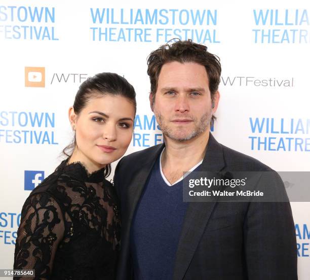 Phillipa Soo and Steven Pasquale attend the 2018 Williamstown Theatre Festival Gala at the Tao Downtown on February 5, 2018 in New York City.