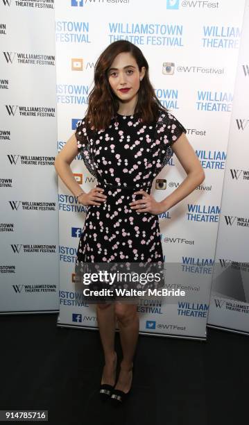 Emmy Rossum attend the 2018 Williamstown Theatre Festival Gala at the Tao Downtown on February 5, 2018 in New York City.