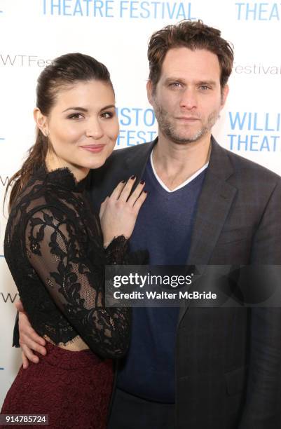 Phillipa Soo and Steven Pasquale attend the 2018 Williamstown Theatre Festival Gala at the Tao Downtown on February 5, 2018 in New York City.