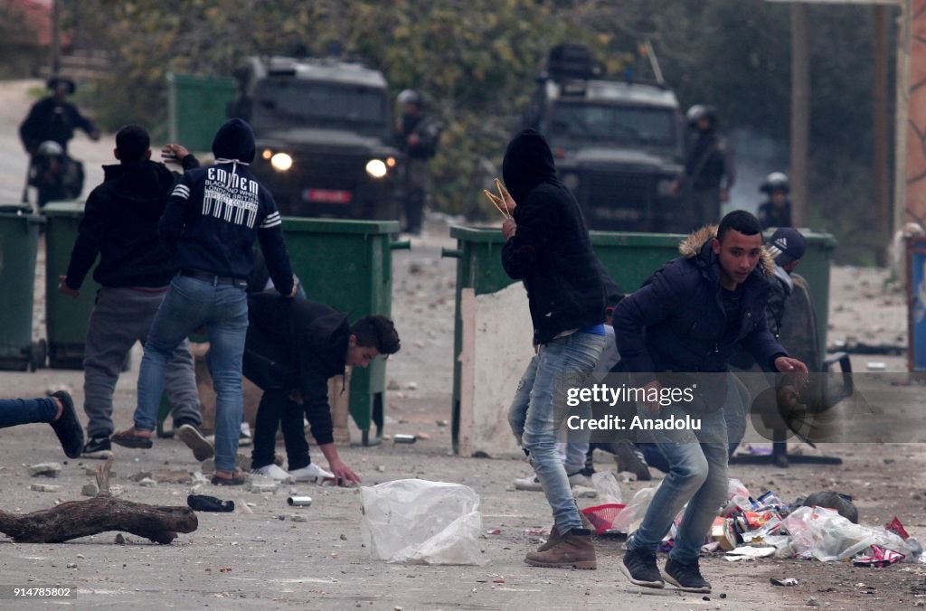 Protest for Palestinian martyred Ahmed Jarrar in Jenin