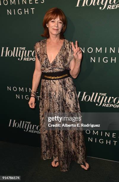 Franes Fisher attends the Hollywood Reporter's 6th Annual Nominees Night at CUT on February 5, 2018 in Beverly Hills, California.