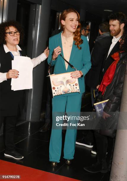 Lumieres 2018 Awarded Revelation feminine Laetitia Dosch in Jeune Femme attends the 23th Lumieres Awards Ceremony at IMA on February 5, 2018 in...