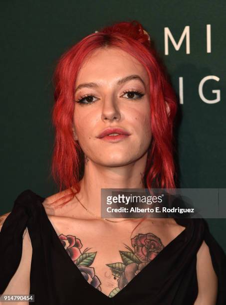 Bria Vinaite attends the Hollywood Reporter's 6th Annual Nominees Night at CUT on February 5, 2018 in Beverly Hills, California.