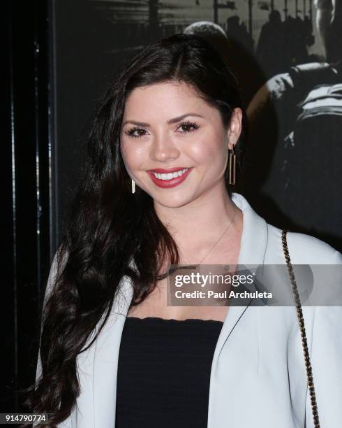 Actress Morgan Eastwood attends the premiere of "The 15:17 To Paris" at Warner Bros. Studios on February 5, 2018 in Burbank, California.