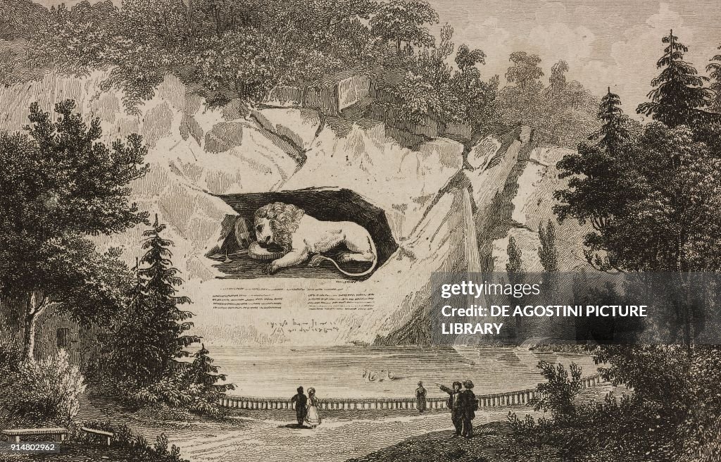 Lion of Lucerne, Lucerne, canton of Lucerne