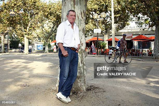 British actor John Nettles poses during a photocall for the "Midsomer Murders" TV show at the 25th edition of the MIPCOM on October 6, 2009 in...