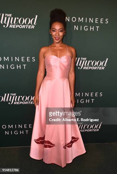 Betty Gabriel attends the Hollywood Reporter's 6th Annual Nominees Night at CUT on February 5, 2018 in Beverly Hills, California.
