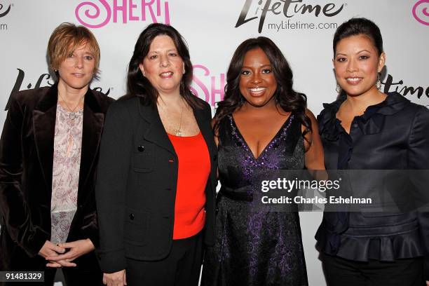 President & CEO, AETN Abbe Raven, EVP, Entertainment, Lifetime JoAnn Alfano, actress Sherri Shepherd and CEO & President, Lifetime Andrea Wong attend...