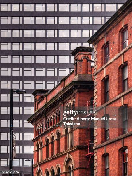 england, manchester, chinatown and downtown - manchester reino unido - fotografias e filmes do acervo