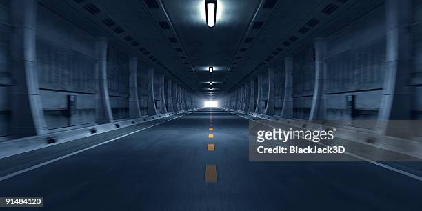 車道トンネル - 3d train ストックフォトと画像