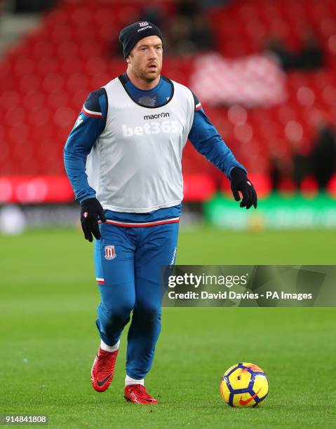 Stoke City's Charlie Adam