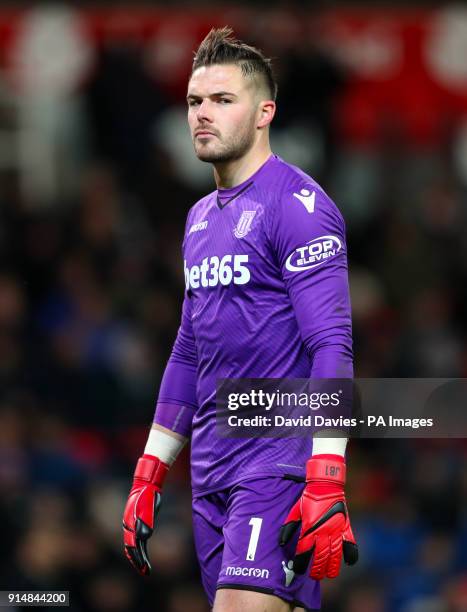 Stoke City goalkeeper Jack Butland