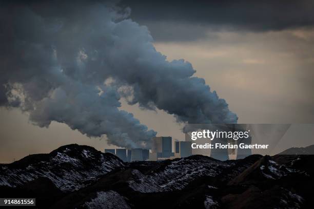 The lignite-fired power station of Boxberg is pictured on February 05, 2018 in Reichwalde, Deutschland.