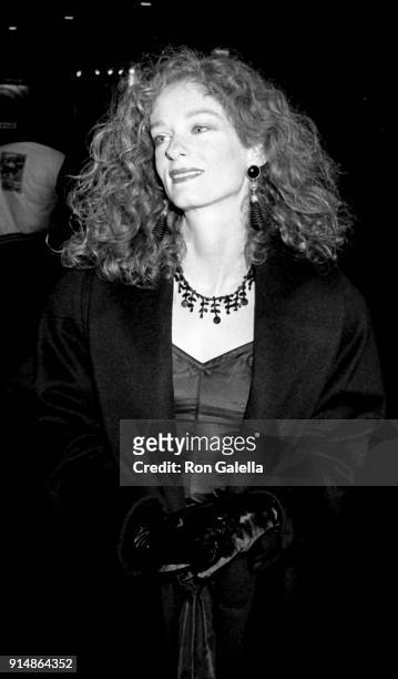 Lisa Pelikan attends 56th Annual New York Film Critics Circle Awards on January 13, 1991 at the Rainbow Room in New York City.