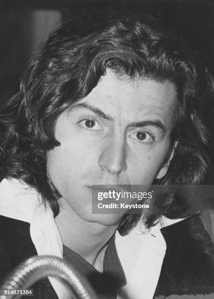 French writer and intellectual Bernard-Henri Lévy, circa 1975.