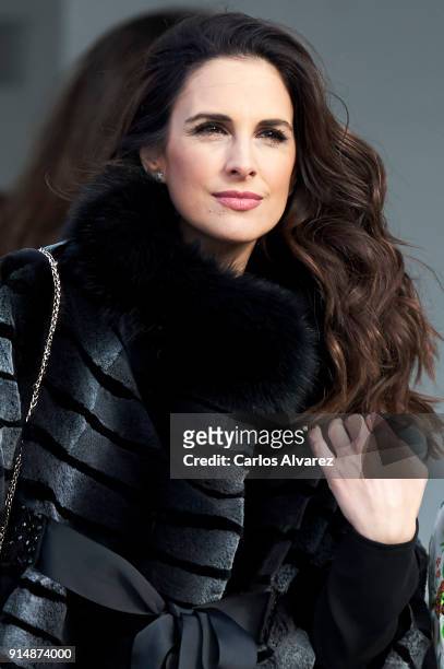 Singer Nuria Fergo attends the Gold Medals of Merit in Fine Arts 2016 ceremony at the Pompidou Center on February 6, 2018 in Malaga, Spain.