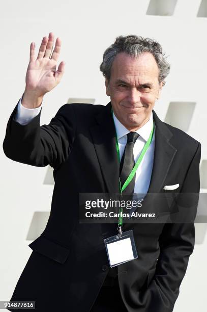 Actor Jose Coronado attends the Gold Medals of Merit in Fine Arts 2016 ceremony at the Pompidou Center on February 6, 2018 in Malaga, Spain.