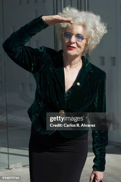 Actress Magui Mira attends the Gold Medals of Merit in Fine Arts 2016 ceremony at the Pompidou Center on February 6, 2018 in Malaga, Spain.