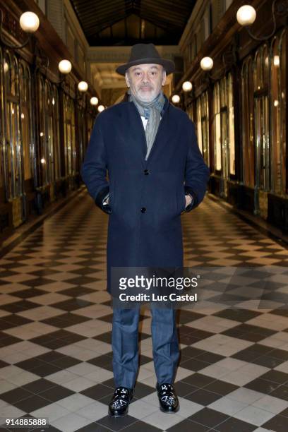 Christian Louboutin attends the presentation of the Cahier N°3 of the philosophical meetings of Monaco on January 25, 2018 in Paris, France.
