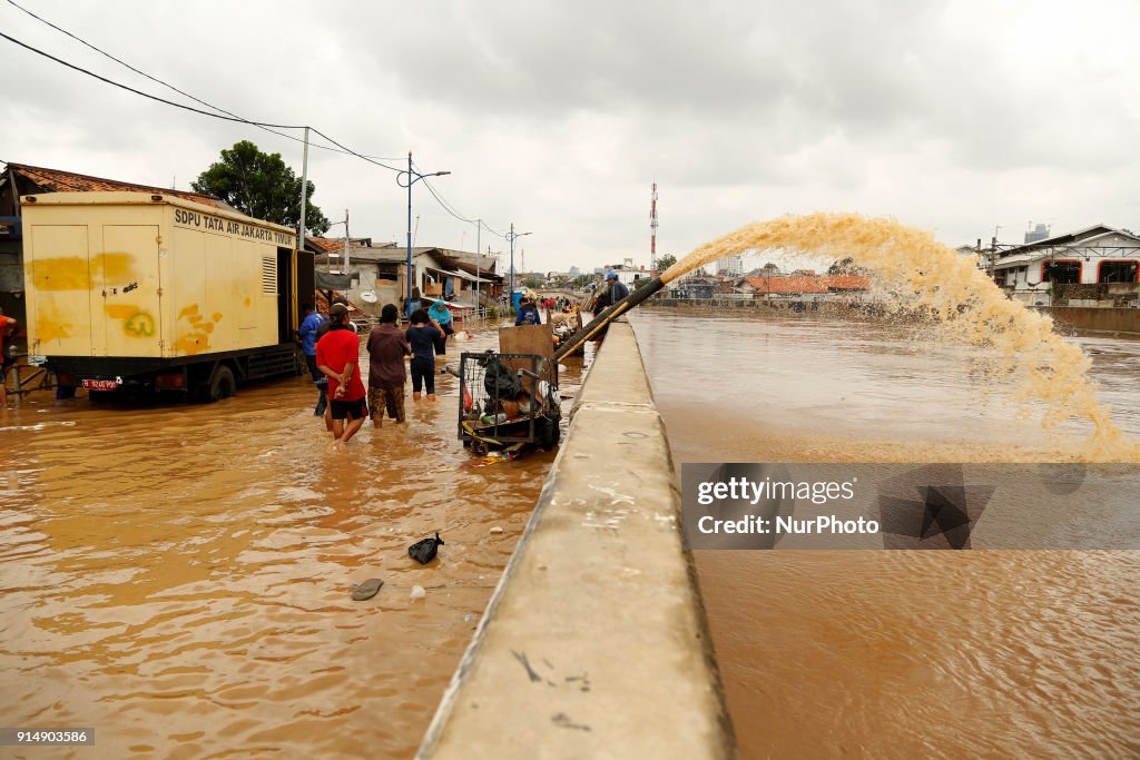 Massive floods in Jakarta