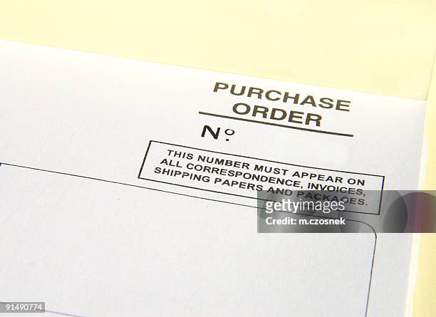 purchase order number - order pad stock pictures, royalty-free photos & images