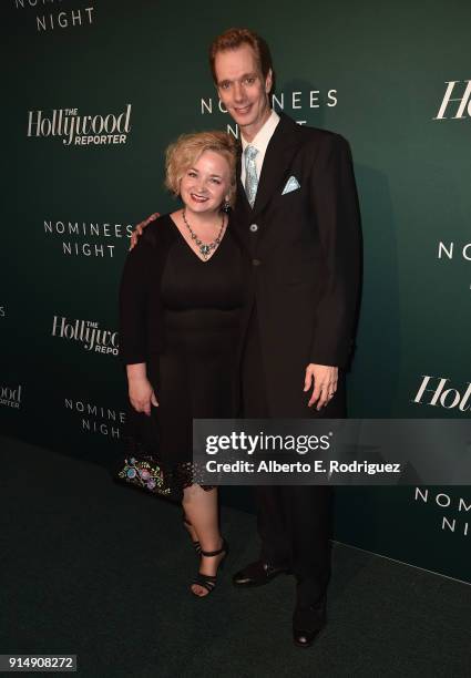 Laurie Jones and Doug Jones attend the Hollywood Reporter's 6th Annual Nominees Night at CUT on February 5, 2018 in Beverly Hills, California.