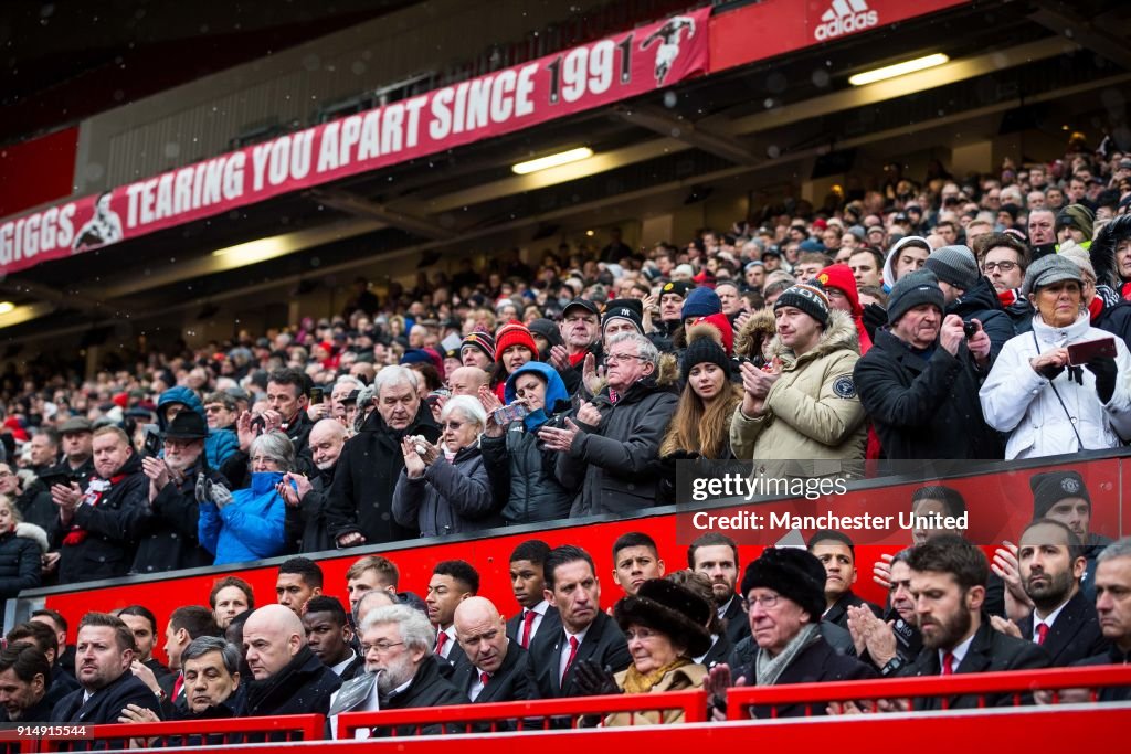 60th Anniversary of Munich Air Disaster - Old Trafford Ceremony