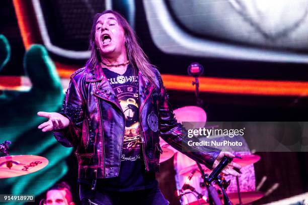 Andi Deris German power metal band Helloween live in Milano for the &quot;Pumpkins United&quot; tour, with new and old members of the band, in Milan,...