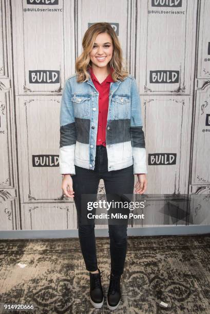 Sadie Robertson visits Build Series to discuss her book 'Live Fearless' at Build Studio on February 6, 2018 in New York City.