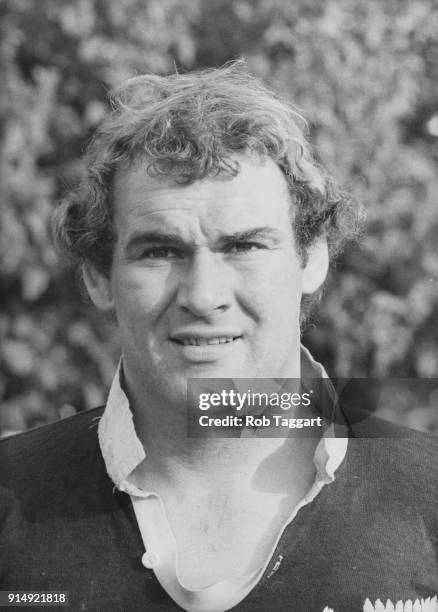 New Zealand rugby union player Andy Haden of the New Zealand national team the All Blacks, 27th October 1978.
