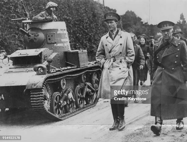 King Leopold III of Belgium during World War II, circa 1939.