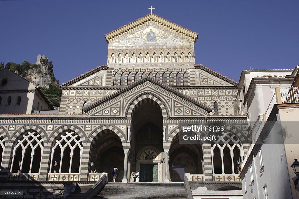 The cathedral in Amalfi