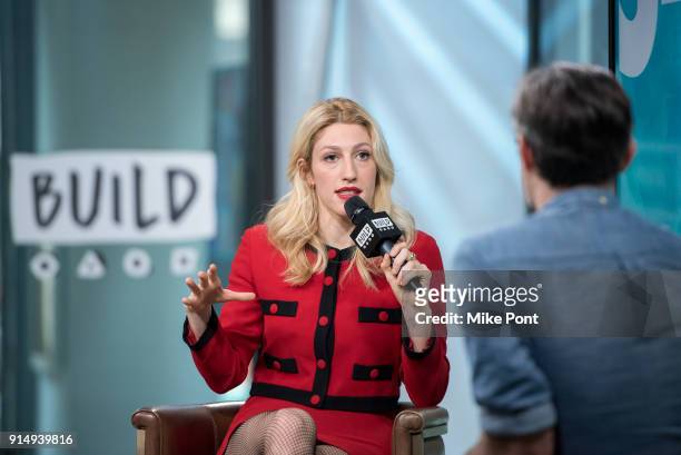 Karley Sciortino visits Build Series to discuss her new book 'Slutever' at Build Studio on February 6, 2018 in New York City.