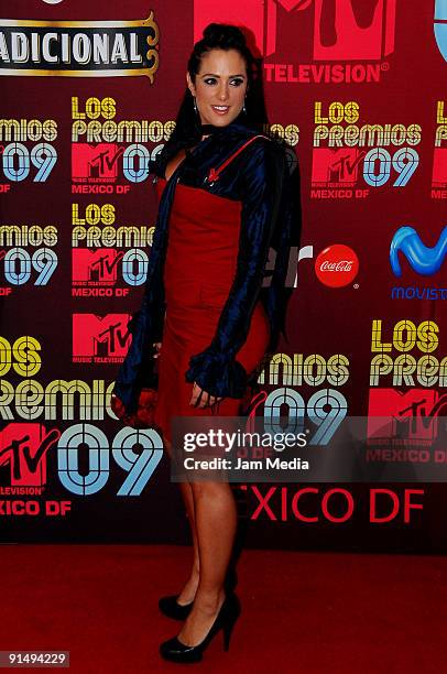 Actress Betty Monroe attends at the MTV Latino Awards 2009 at the Racetrack of the Americas on October 5, 2009 in Mexico City, Mexico