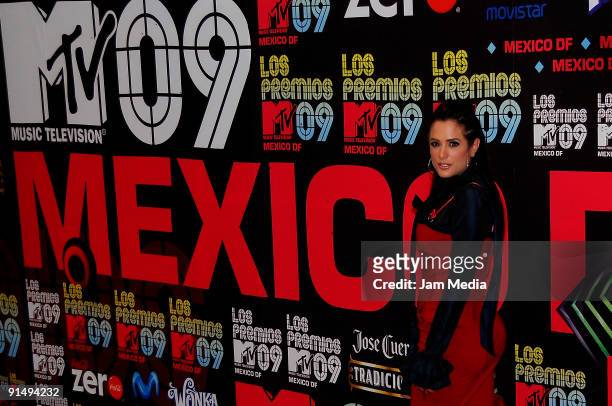 Actress Betty Monroe attends at the MTV Latino Awards 2009 at the Racetrack of the Americas on October 5, 2009 in Mexico City, Mexico