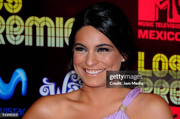 Actress Ana Brenda Contreras attends at the MTV Latino Awards 2009 at the Racetrack of the Americas on October 5, 2009 in Mexico City, Mexico