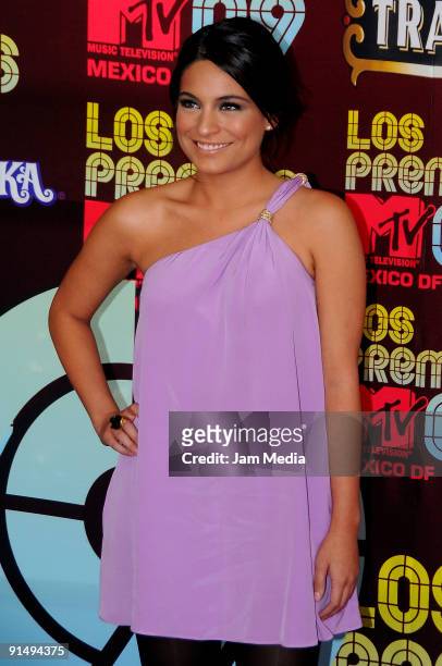 Actress Ana Brenda Contreras attends at the MTV Latino Awards 2009 at the Racetrack of the Americas on October 5, 2009 in Mexico City, Mexico