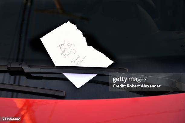 Car Note Jpg 20,195 Note On Car Stock Photos, High-Res Pictures, and Images - Getty ...