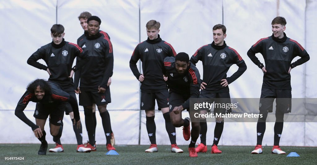 Manchester United U19 Training Session