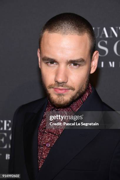 Liam Payne attends "Fifty Shades Freed - 50 Nuances Plus Claires" Premiere at Salle Pleyel on February 6, 2018 in Paris, France.