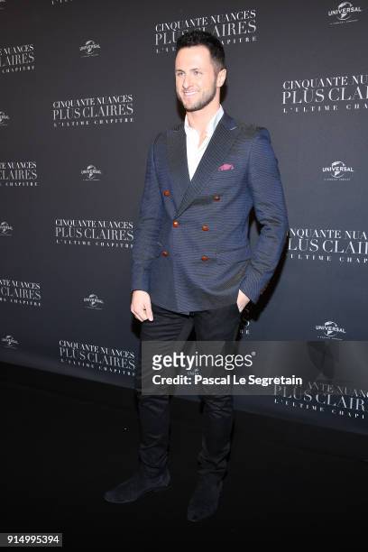 Christian Millette attends "Fifty Shades Freed - 50 Nuances Plus Claires" Premiere at Salle Pleyel on February 6, 2018 in Paris, France.