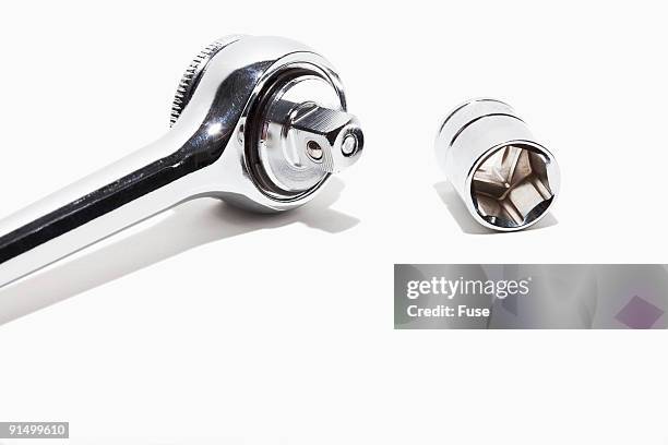socket wrench and socket - socket wrench stock pictures, royalty-free photos & images