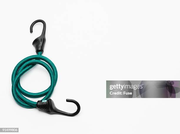 coiled bungee cord - bungee cord stock-fotos und bilder