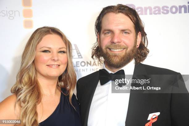 Amber Trudeau and Daryl Hartwell arrive for Society of Camera Operators Lifetime Achievement Awards held at Loews Hollywood Hotel on February 3, 2018...