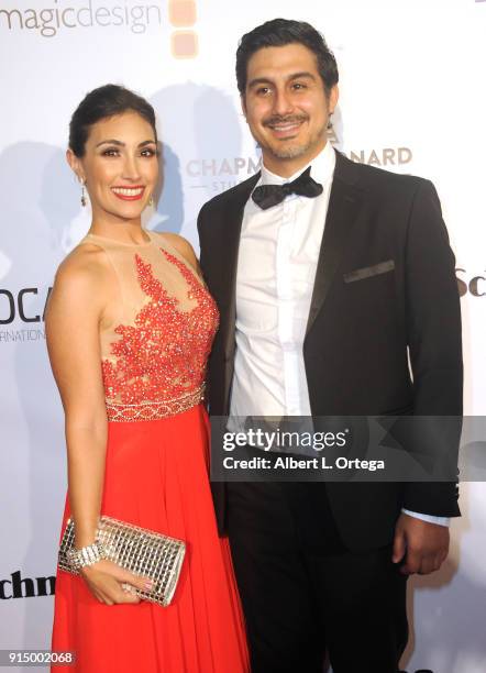 Alina Havanjian and Mike Izquierdo arrive for Society of Camera Operators Lifetime Achievement Awards held at Loews Hollywood Hotel on February 3,...