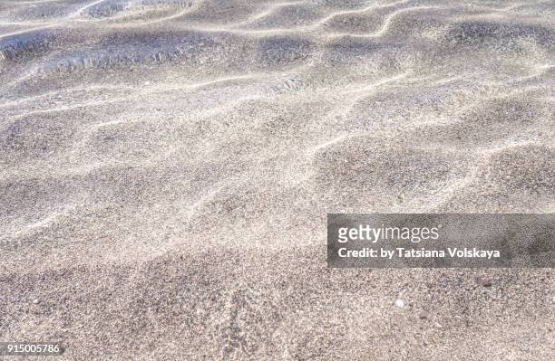 under water close-up view, beautiful sea sand - bottom stock pictures, royalty-free photos & images