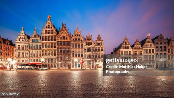 antwerp - grote markt - antwerpen stock pictures, royalty-free photos & images