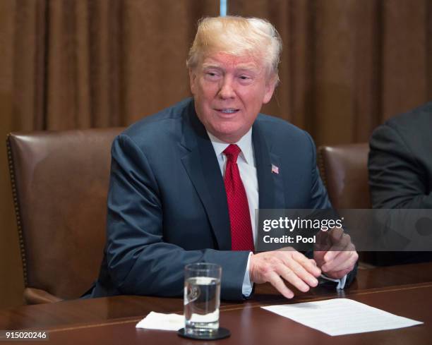 Trump Round Table 24 President Donald Trump Hosts Law Enforcement Round Table On Ms 13 ...