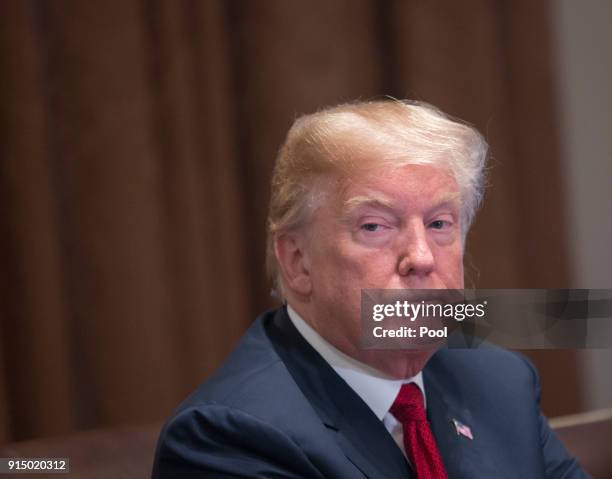 Trump Round Table 24 President Donald Trump Hosts Law Enforcement Round Table On Ms 13 ...