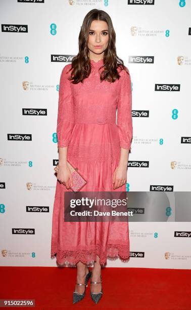 Margaret Clunie attends the InStyle EE Rising Star Party Ahead Of The EE BAFTAs at Granary Square on February 6, 2018 in London, England.